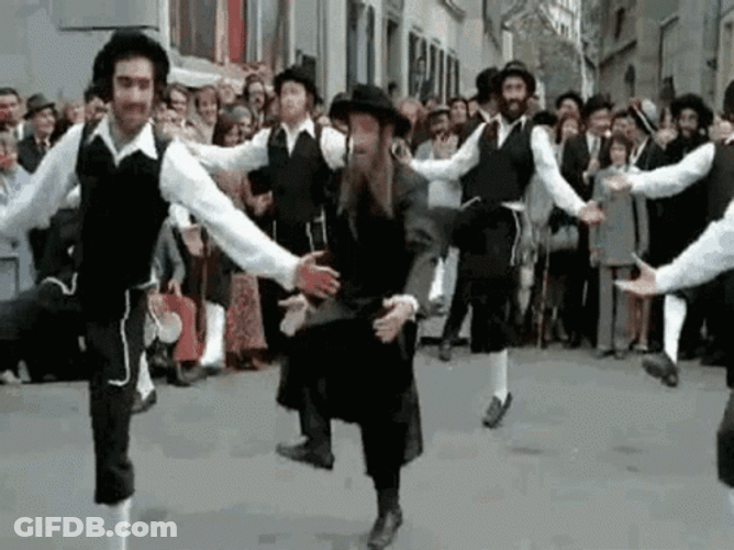 Jew Dancing Rabbis Royalty GIF