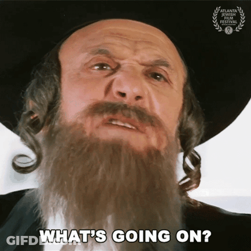 Jew Rabbi Jacob Whats Going On GIF