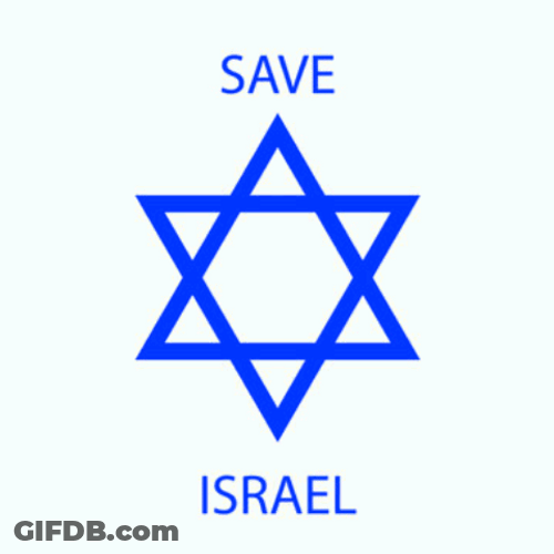 Jew Symbol Blue Star David Judaism GIF