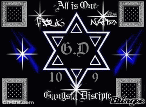 Jewish Star All Is One Gangsta Disciple GIF