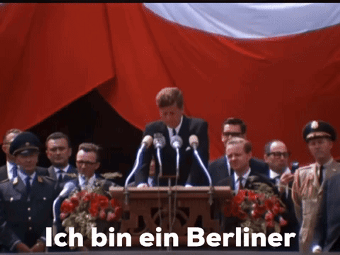 Jfk Giving A Speech GIF