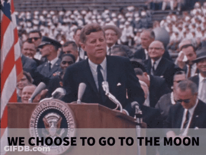 Jfk Giving Public Statement GIF