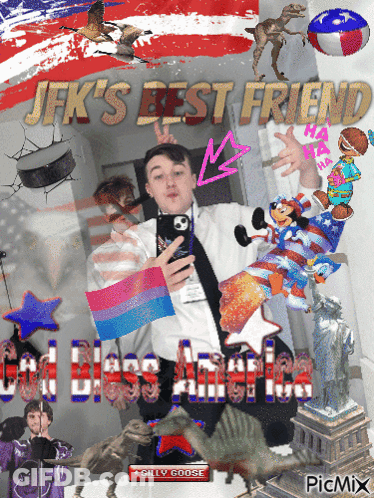 JFK's Best Friend GIF