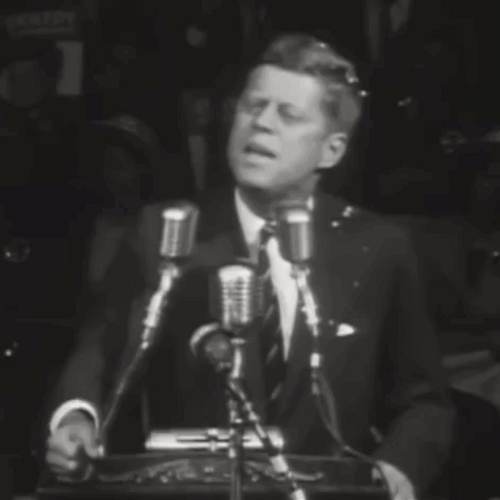 Jfk Showing Intense Emotion GIF