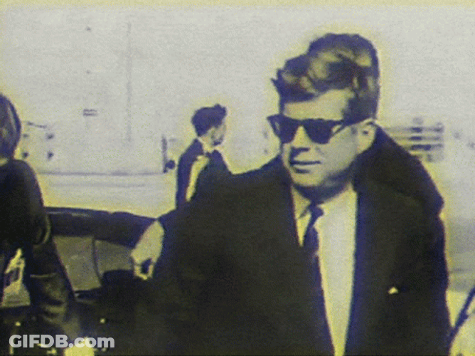 Jfk With His Guys GIF