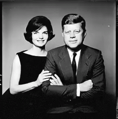 Jfk With His Wife GIF