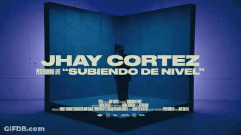 Jhay Cortez Performing Live Subiendo De Nivel Poster GIF
