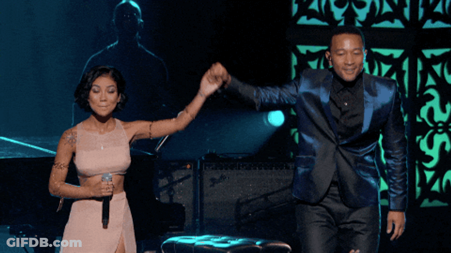 Jhene Aiko And John Legend GIF