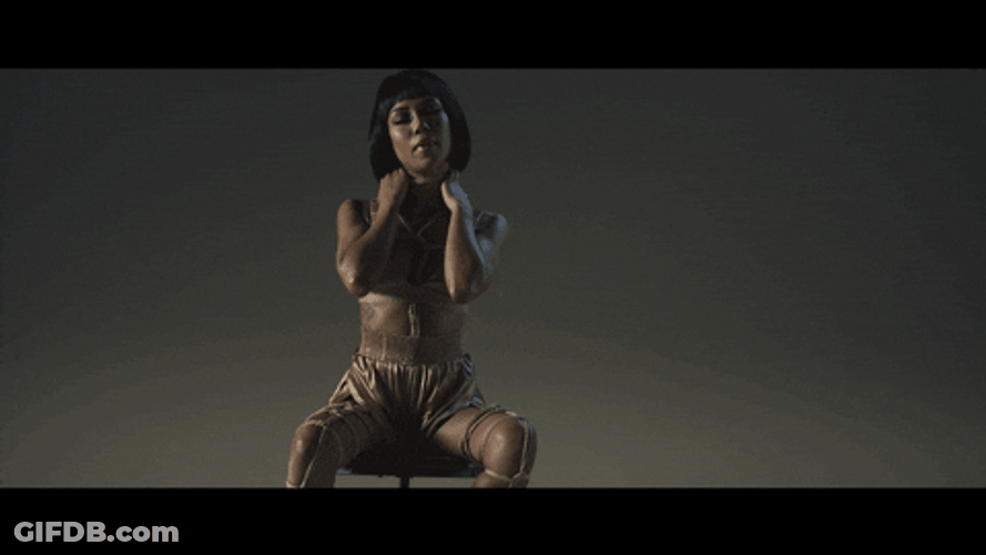Jhene Aiko Hands On Herself Music Video GIF