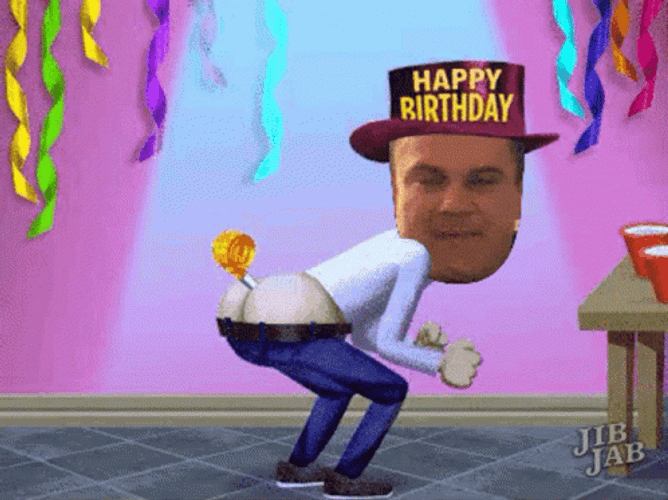 Jibjab Funny Happy Birthday GIF