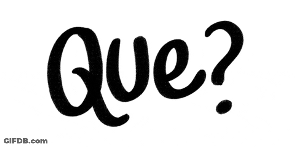 Jiggling Que Text GIF