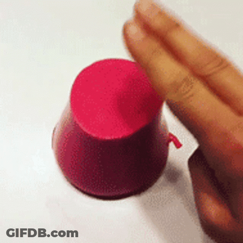 Jiggly Fuchsia Pink Colored Slime GIF