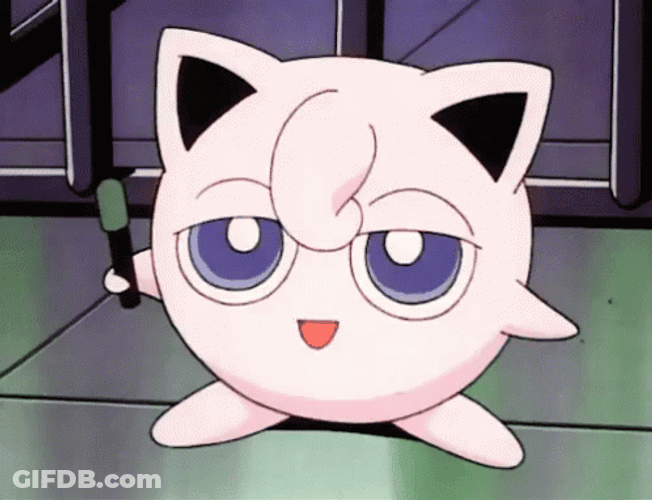 Jigglypuff Doing Exercise GIF