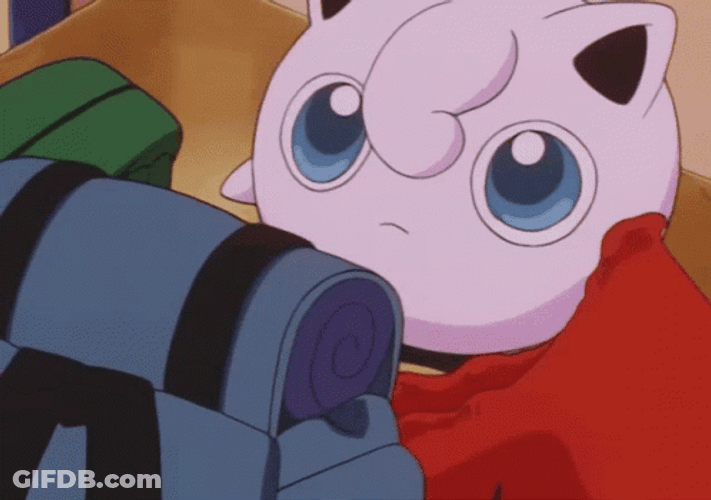 Jigglypuff Eating Bread GIF