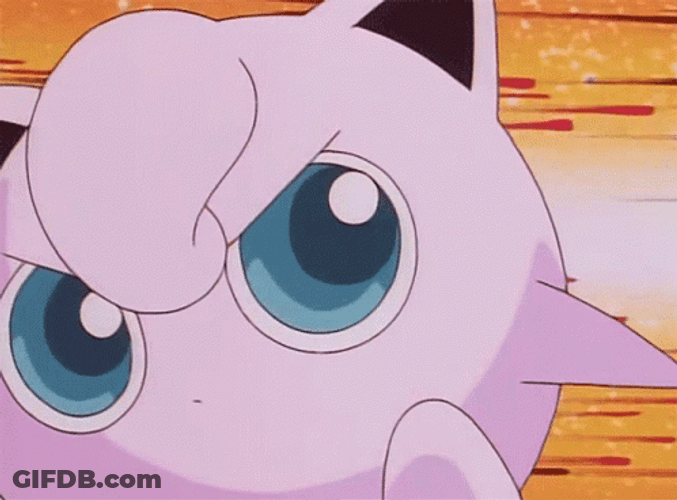Jigglypuff Fighting Pikachu GIF