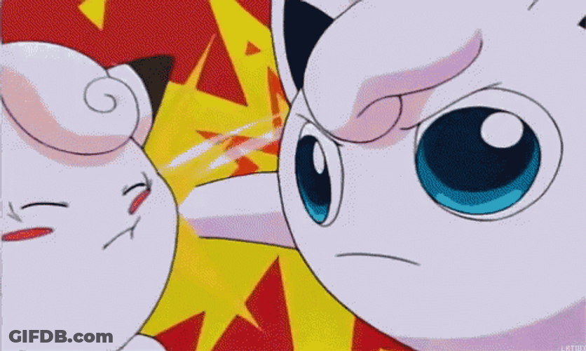 Jigglypuff Having A Boxing With Friends GIF