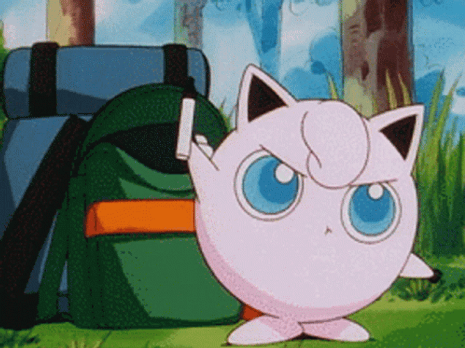 Jigglypuff Paint The Face Of Her Friends GIF