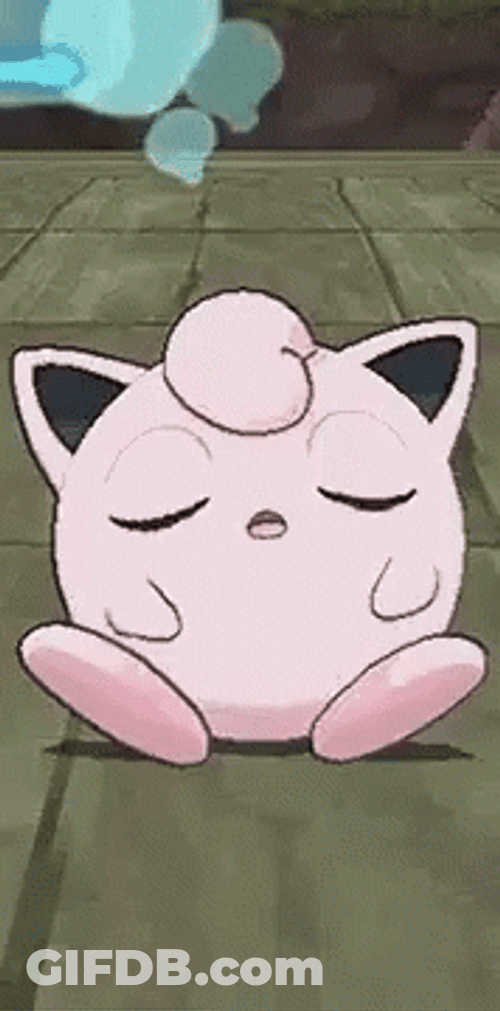Jigglypuff Peacefully Sleeping GIF