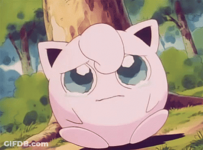 Jigglypuff Sad Cry In The Forest GIF