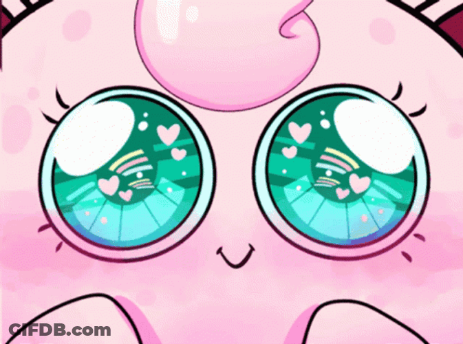 Jigglypuff Shaking Eyes GIF