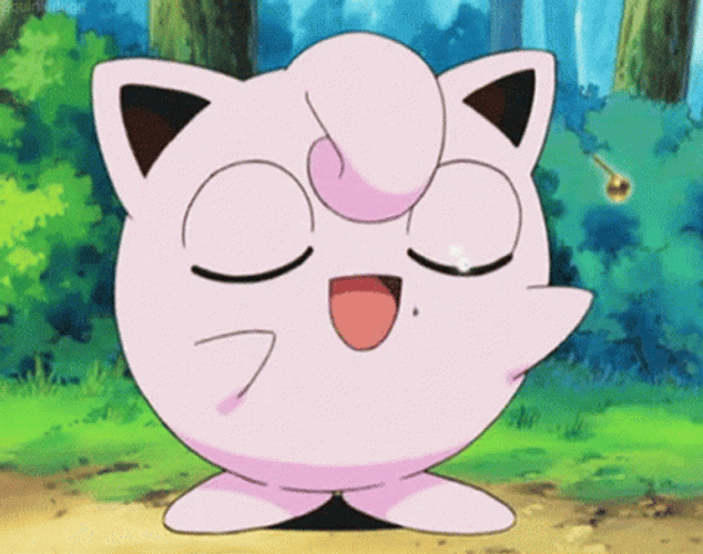 Jigglypuff Singing In The Forest GIF