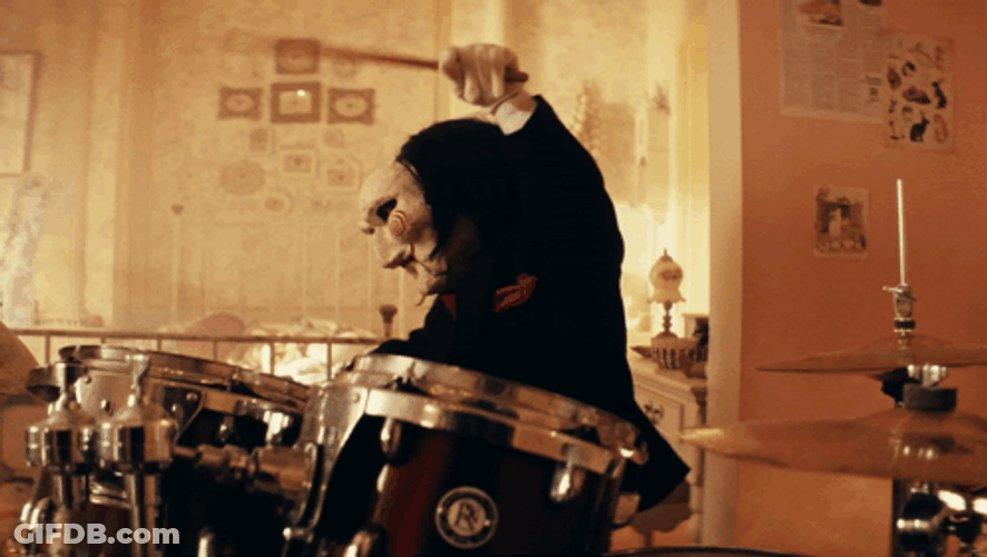 Jigsaw Good Drummer GIF