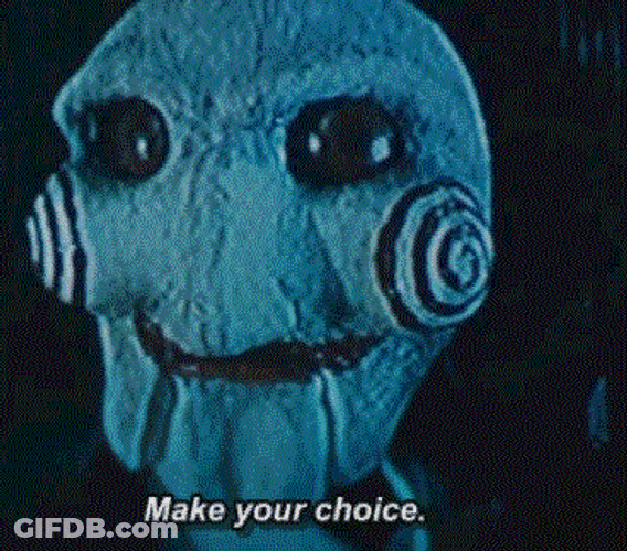 Jigsaw Make You Choice GIF