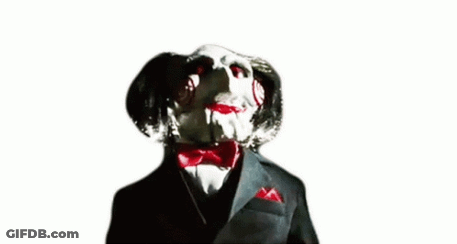 Jigsaw Wearing Suit GIF