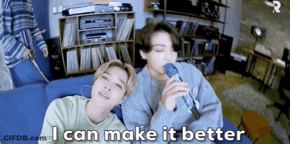 Jikook Enjoying & Singing Together GIF