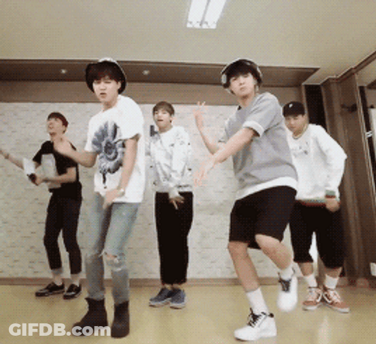 Jikook Funny Dance Practice GIF