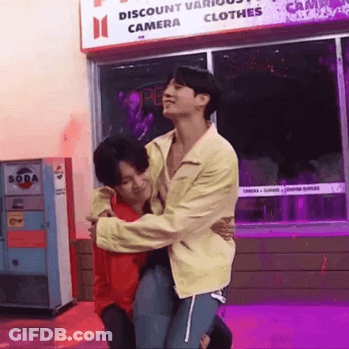Jikook Jimin Lifting Jungkook GIF