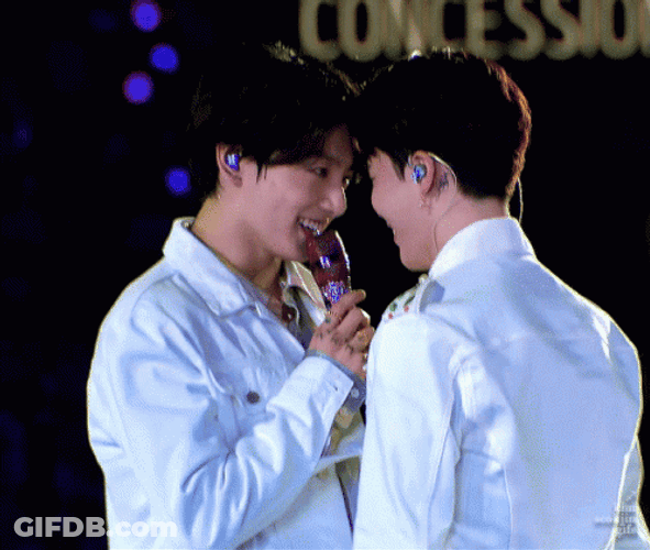 Jikook Sweet In Concert GIF