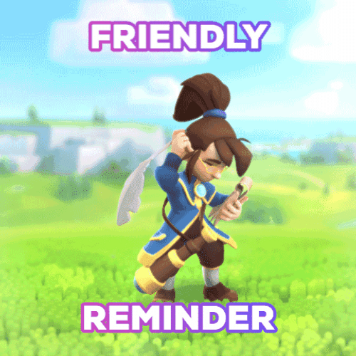 Jill Writing On Paper Giving Friendly Reminder GIF