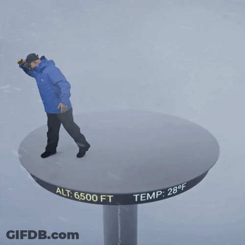 Jim Cantore Too High From The Ground GIF