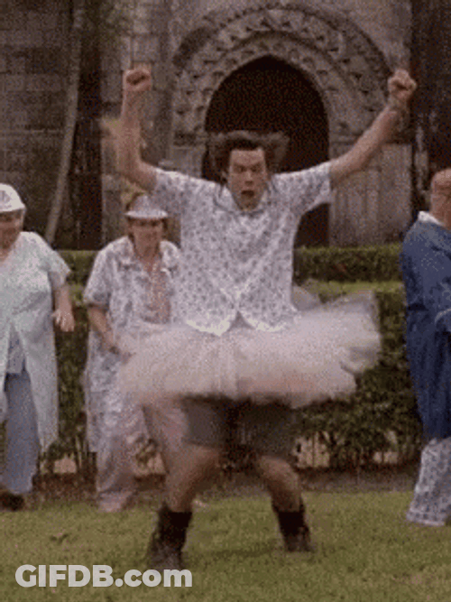 Jim Carrey Ballerina Dance GIF