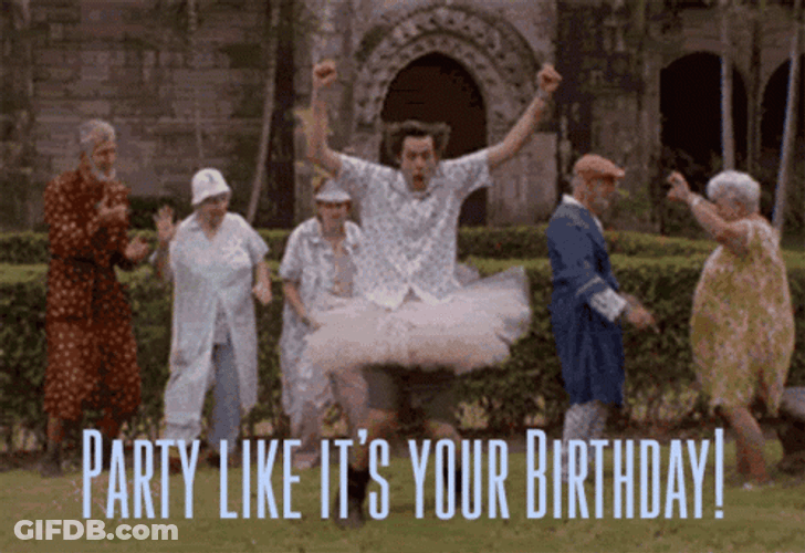 Jim Carrey Birthday Party Dance GIF
