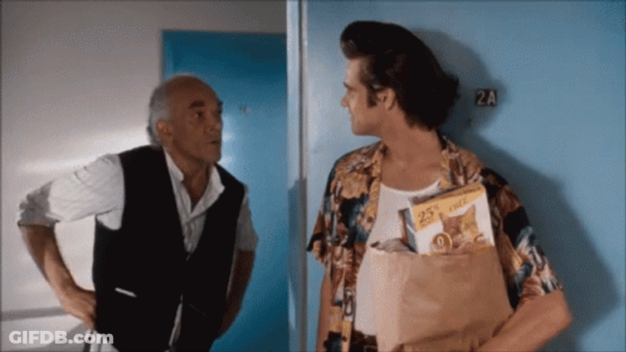 Jim Carrey Bye Slamming Door GIF