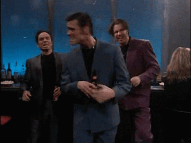Jim Carrey Dance Night At The Roxbury GIF