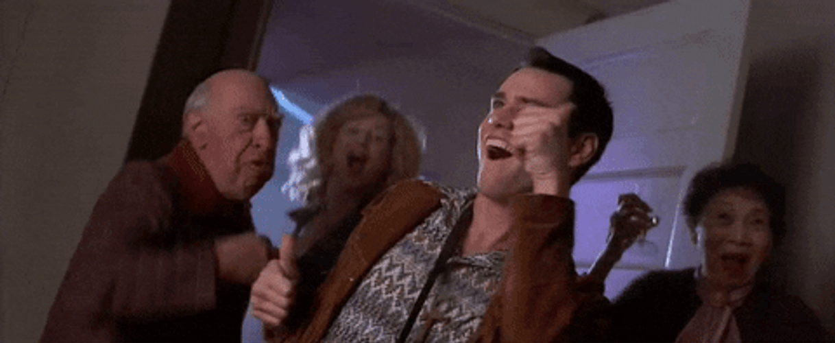 Jim Carrey Dancing With Old People GIF