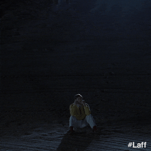 Jim Carrey Drenched In Rain Truman Show GIF
