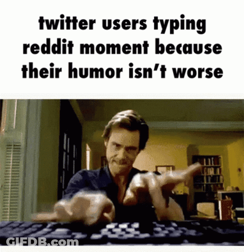 Jim Carrey Fast Typing Reddit Moment Humor Meme GIF