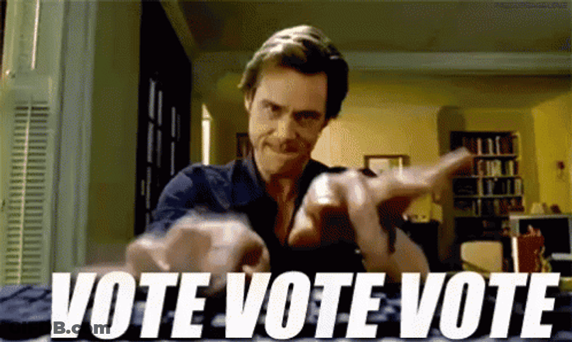 Jim Carrey Fast Typing Vote GIF