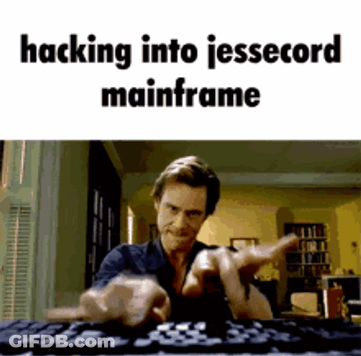 Jim Carrey Frantic Keyboard Typing Hacking GIF