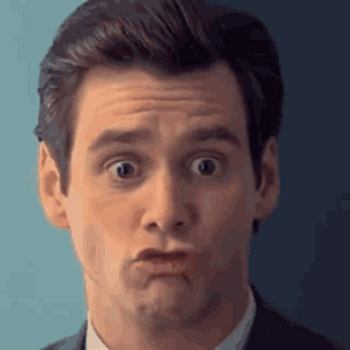 Jim Carrey Hard Disagreeing GIF