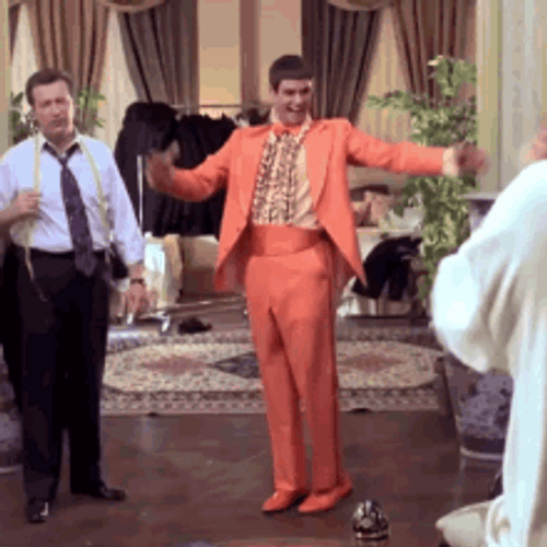 Jim Carrey Hyper Dance GIF