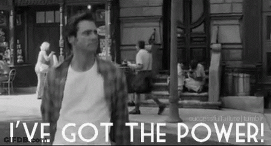 Jim Carrey I've Got The Power GIF