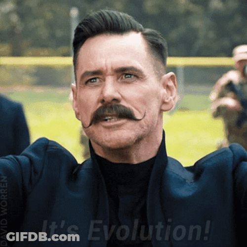 Jim Carrey It Is Evolution GIF