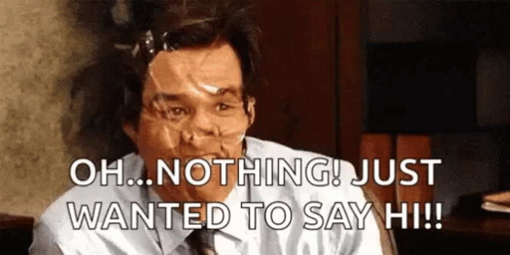 Jim Carrey Just Saying Hi GIF