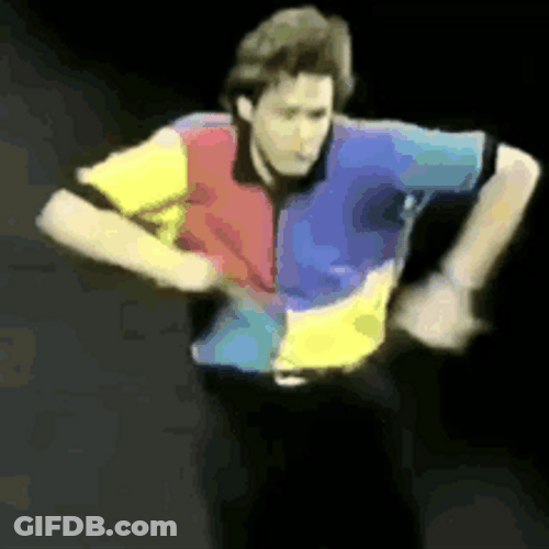 Jim Carrey Running Frantically GIF