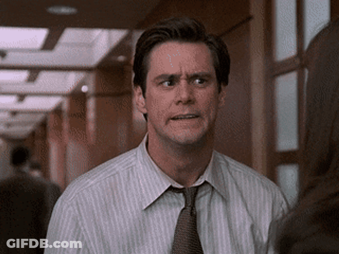 Jim Carrey Shocked Meme Scratching Face GIF
